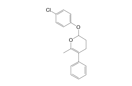 2H-Pyran, 2-(4-chlorophenoxy)-3,4-dihydro-6-methyl-5-phenyl-