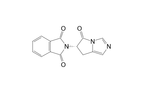 1H-Isoindole-1,3(2H)-dione, 2-(6,7-dihydro-5-oxo-5H-pyrrolo[1,2-c]imidazol-6-yl)-, (S)-