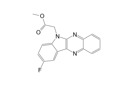 6H-Indolo[2,3-b]quinoxaline-6-acetic acid, 9-fluoro-, methyl ester