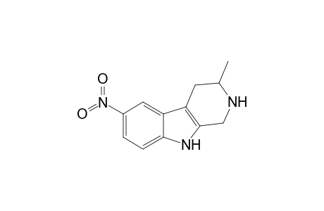 6-Nitro-3-methyl-1,2,3,4-tetrahydrocarboline