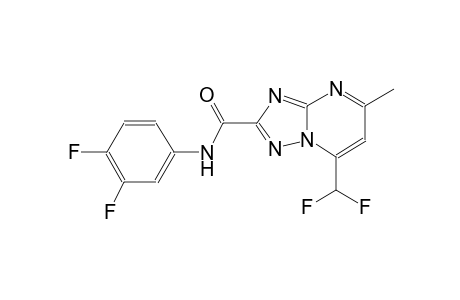 7-(difluoromethyl)-N-(3,4-difluorophenyl)-5-methyl[1,2,4]triazolo[1,5-a]pyrimidine-2-carboxamide