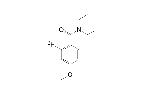 4-Methoxy-2-deutero-N,N-diethylbenzamide