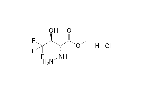 (2R,3S)-Methyl 4,4,4-Trifluoro-2-hydrazino-3-hydroxybutanoate hydrochloride