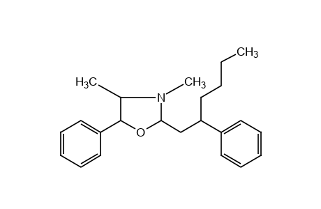 2-(beta-butylphenethyl)-3,4-dimethyl-5-phenyloxalidine