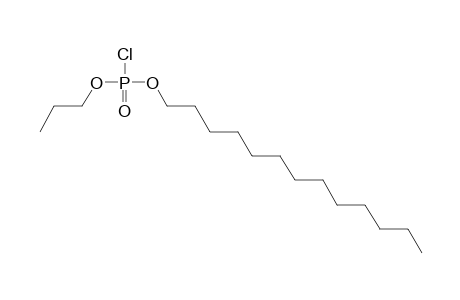 Phosphorochloridic acid, propyl tridecyl ester