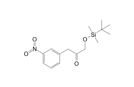 3-[3-Nitrophenyl]-2-oxo-1-tert-butyldimethylsiloxypropane
