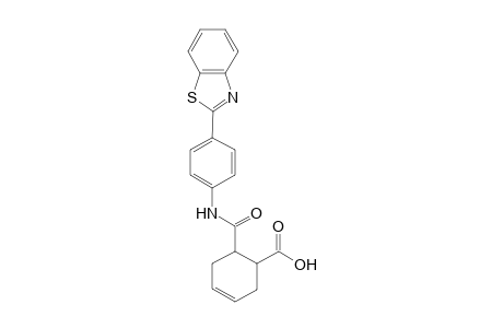 6-{[4-(1,3-benzothiazol-2-yl)phenyl]carbamoyl}cyclohex-3-ene-1-carboxylic acid