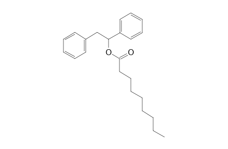 1,2-diphenylethyl nonanoate