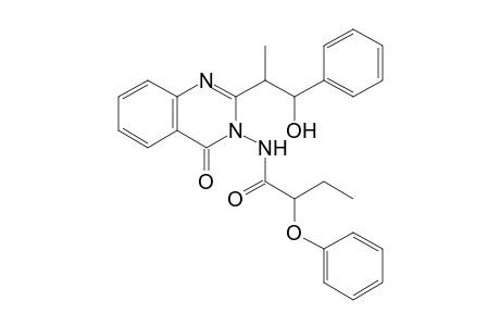 2-(2-Hydroxy-1-methyl-2-phenylethyl)-3-(2-phenoxybutyrylamino)quinazolin-4(3H)-one