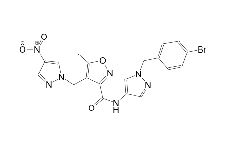 N-[1-(4-bromobenzyl)-1H-pyrazol-4-yl]-5-methyl-4-[(4-nitro-1H-pyrazol-1-yl)methyl]-3-isoxazolecarboxamide