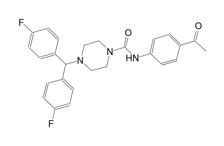 1-piperazinecarboxamide, N-(4-acetylphenyl)-4-[bis(4-fluorophenyl)methyl]-