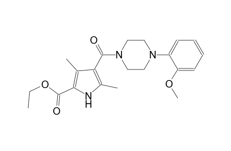 1H-pyrrole-2-carboxylic acid, 4-[[4-(2-methoxyphenyl)-1-piperazinyl]carbonyl]-3,5-dimethyl-, ethyl ester