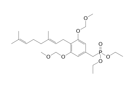 5-(diethoxyphosphorylmethyl)-2-[(2E)-3,7-dimethylocta-2,6-dienyl]-1,3-bis(methoxymethoxy)benzene