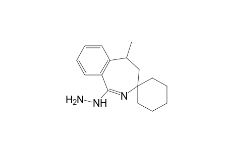 Hydrazine, 1-(4,5-dihydro-5-methyl-3-spirocyclohexyl-3H-2-benzazepin-1-yl)-