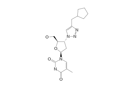 3'-(4-CYCLOPENTYLMETHYL-1,2,3-TRIAZOL-1-YL)-3'-DEOXY-BETA-D-THYMIDINE