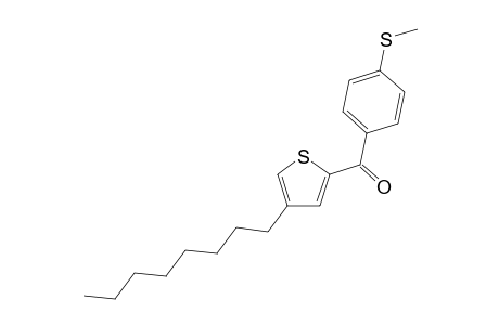 (4-(Methylthio)phenyl)(4-octylthiophen-2-yl)methanone