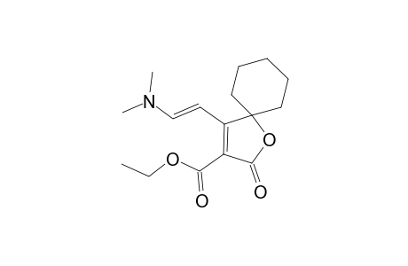 Ethyl 4-(E)-2-(dimethylaminovinyl)-2,5-dihydro-5,5-pentamethylene-2-oxofuran-3-carboxylate