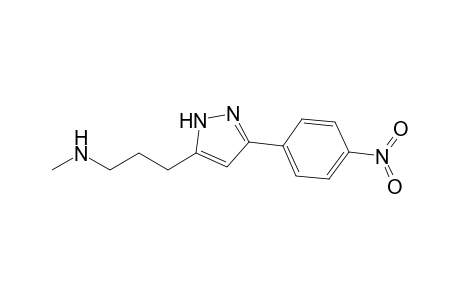 Methyl-[3-[3-(4-nitrophenyl)-1H-pyrazol-5-yl]propyl]amine
