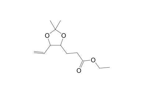 4,5-[(O-Isopropylidene)dioxy]-hept-6-enoic acid - ethyl ester
