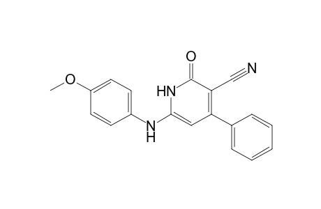 2-keto-6-(p-anisidino)-4-phenyl-1H-pyridine-3-carbonitrile