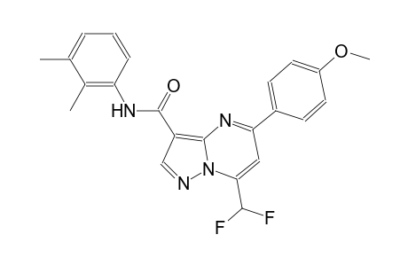 7-(difluoromethyl)-N-(2,3-dimethylphenyl)-5-(4-methoxyphenyl)pyrazolo[1,5-a]pyrimidine-3-carboxamide