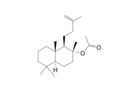 (-)-(1R,2R,4aS,8aS)-2,5,5,8a-Tetramethyl-1-(3-methyl-3-butenyl)decahydro-2-naphthalenyl acetate