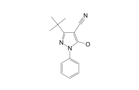 4-Cyano-5-hydroxy-3-tert-butyl-1-phenylpyrazole
