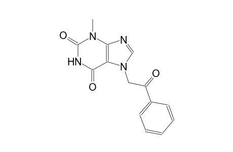 3-methyl-7-(2-oxo-2-phenylethyl)-3,7-dihydro-1H-purine-2,6-dione