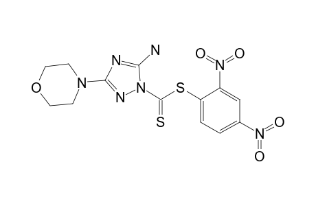 2,4-DINITROPHENYL-(5-AMINO-3-MORPHOLINO-1,2,4-TRIAZOL-1-YL)-DITHIOCARBONATE