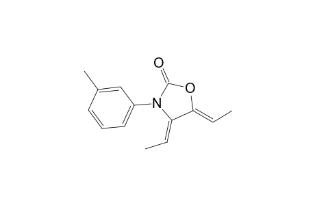 4,5-Diethylidene-3-(3'-methylphenyl)-1,3-oxazolidin-2-one