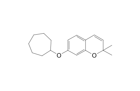 7-(cycloheptoxy)-2,2-dimethyl-chromene