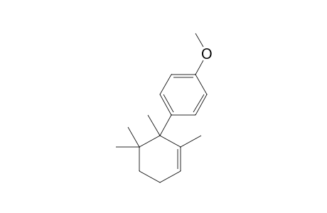 6-(4'-METHOXYPHENYL)-1,5,5,6-TETRAMETHYLCYCLOHEX-1-ENE