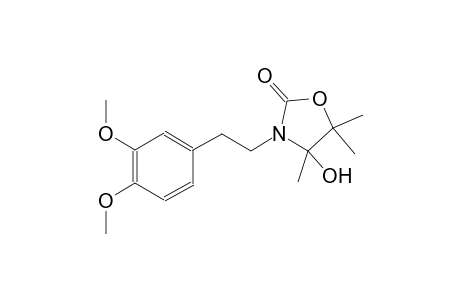 2-oxazolidinone, 3-[2-(3,4-dimethoxyphenyl)ethyl]-4-hydroxy-4,5,5-trimethyl-