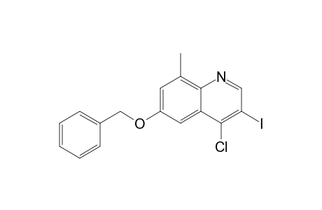6-Benzyloxy-4-chloro-3-iodo-8-methylquinoline
