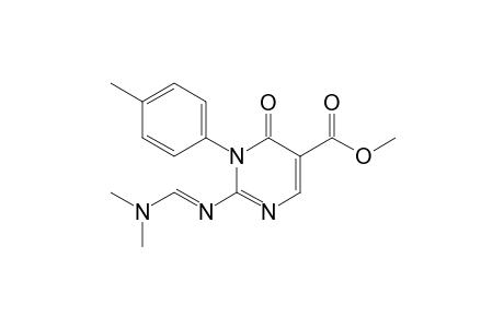 2-[(N,N-Dimethylaminomethylen)amino]-5-methoxycarbonyl-3-p-tolylpyrimidin-4(3H)-one