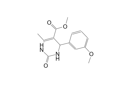 5-pyrimidinecarboxylic acid, 1,2,3,4-tetrahydro-4-(3-methoxyphenyl)-6-methyl-2-oxo-, methyl ester