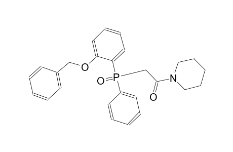 1-{[[2-(benzyloxy)phenyl](phenyl)phosphoryl]acetyl}piperidine