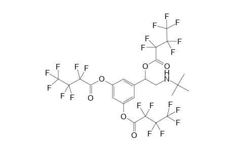 Tri-o-heptafluorobutanoyl derivative of Terbutaline