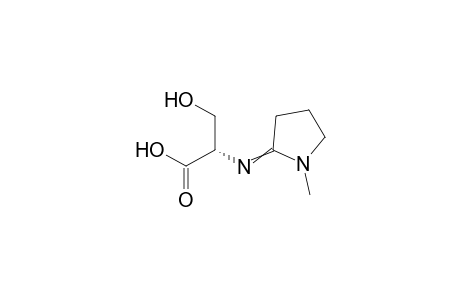 (S)-3-Hydroxy-2-(1-methyl-pyrrolidine-2-ylideneamino)propanoic Acid
