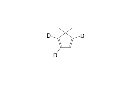 5,5-Dimethylcyclopentadiene-1,2,4-(2)H(3) (3-D3)