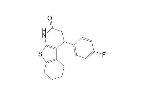 benzo[4,5]thieno[2,3-b]pyridin-2(1H)-one, 4-(4-fluorophenyl)-3,4,5,6,7,8-hexahydro-