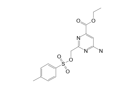 6-AMINO-4-(ETHOXYCARBONYL)-2-[((PARA-TOLUENSULFONYL)-OXY-METHYL]-PYRIMIDINE