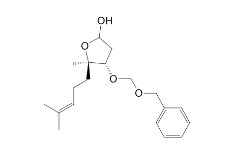 2-Furanol, tetrahydro-5-methyl-5-(4-methyl-3-pentenyl)-4-[(phenylmethoxy)methoxy]-, [2S-(2.alpha.,4.alpha.,5.beta.)]-