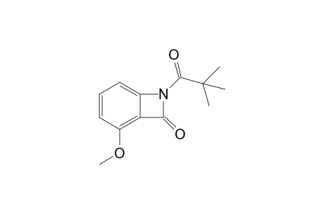 7-(t-Butylcarbonyl)-2-methoxy-7-azabicyclo[4.2.0]oct-triene-8-one