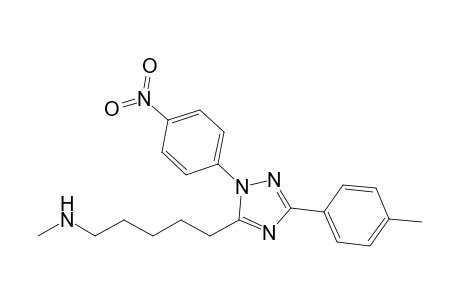 3-(4-Methylphenyl)-1-(4-nitrophenyl)-5-[N-(5-methylamino)pentyl]1,2,4-triazole