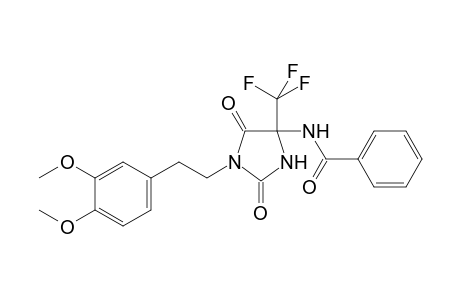 N-[1-homoveratryl-2,5-diketo-4-(trifluoromethyl)imidazolidin-4-yl]benzamide