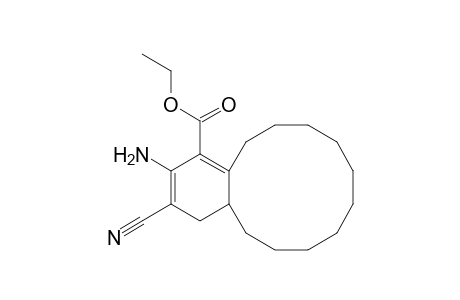 1-Benzocyclododecenecarboxylic acid, 2-amino-3-cyano-4,4a,5,6,7,8,9,10,11,12,13,14-dodecahydro-, ethyl ester