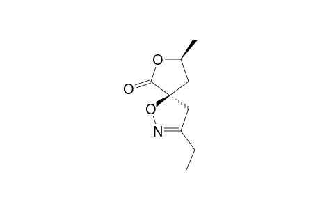 CIS-3-ETHYL-8-METHYL-1,7-DIOXA-2-AZASPIRO-[4.4]-NON-2-EN-6-ONE