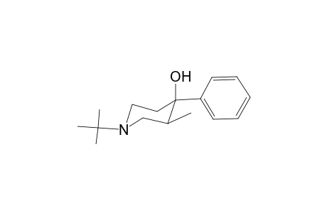 1-tert-Butyl-3-methyl-4-phenyl-4-piperidinol