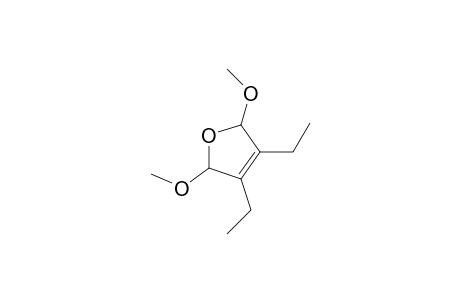 Furan, 3,4-diethyl-2,5-dihydro-2,5-dimethoxy-